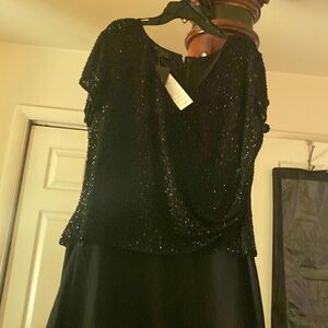COPY - Black beaded dress formal beautiful